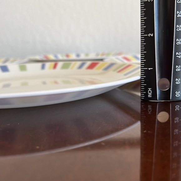 COPY - Corelle Colorful “Memphis” 4 Dinner Plates - Picture 8 of 11